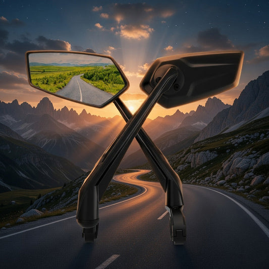 Ampd Bros Deluxe Handlebar Side Mirror Set