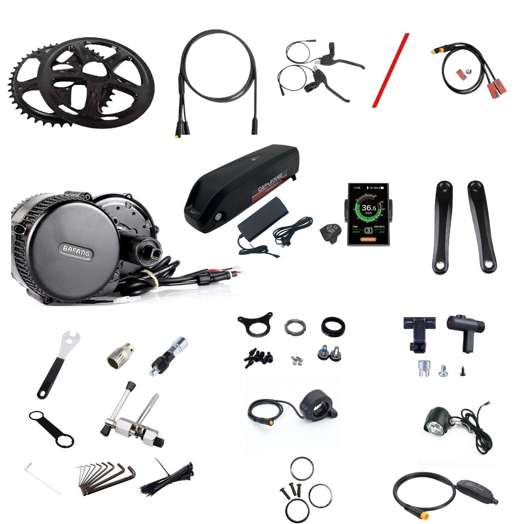 Bafang 36V 500W BBS02B Mid Drive eBike Conversion Kit 68-73mm With 14AH Samsung Battery - Image 2