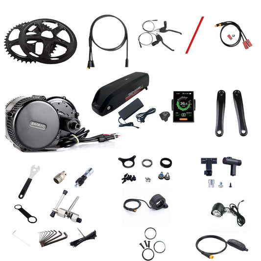 Bafang 36V 500W BBS02B Mid Drive eBike Conversion Kit 68-73mm With 14AH Samsung Battery - Image 2