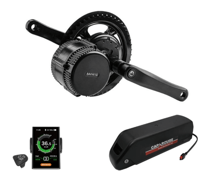 Bafang 36V 500W BBS02B Mid Drive eBike Conversion Kit 68-73mm With 14AH Samsung Battery