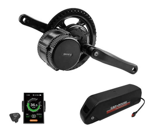 Bafang 36V 500W BBS02B Mid Drive eBike Conversion Kit 68-73mm With 14AH Samsung Battery