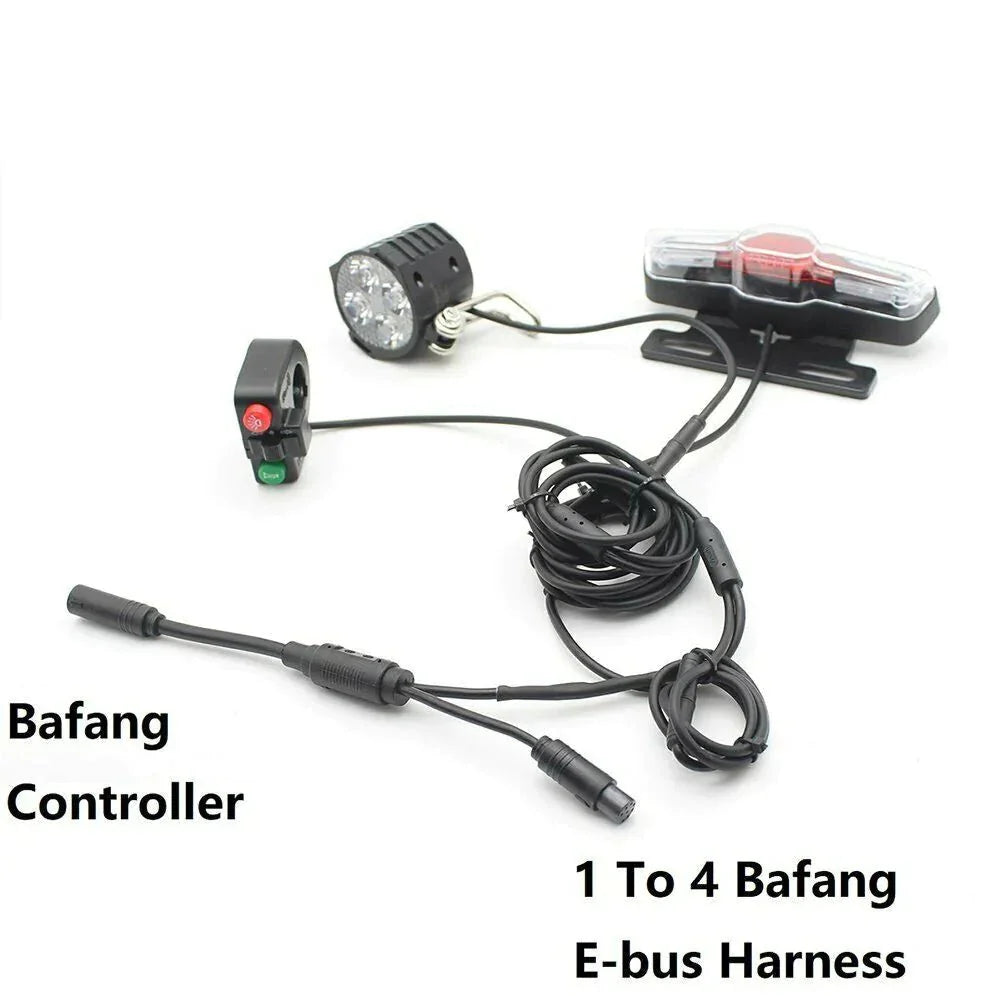 Bafang BBS01/02 BBSHD Front And Rear Light Set With Turn Signals Horn - Image 2