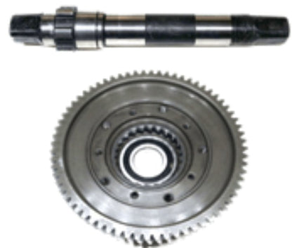 Bafang Standard Crank Axle 68mm with Chainring gear - Image 2