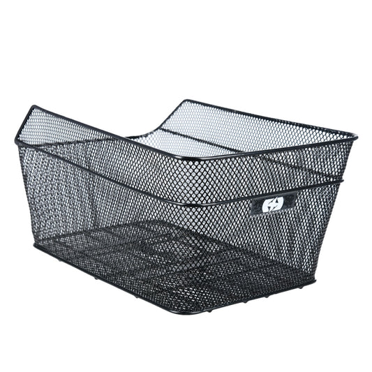 Rear Basket Black with Fittings | Oxford | Grace and Pace Electric Bikes