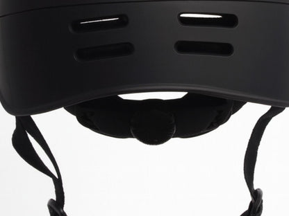 Vamos Bike Helmet black adjustable rear fit dial detail