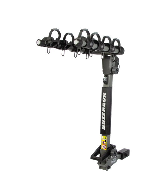 Buzzrack Buffalo H4 hitch mounted 4 bike dual arm rack