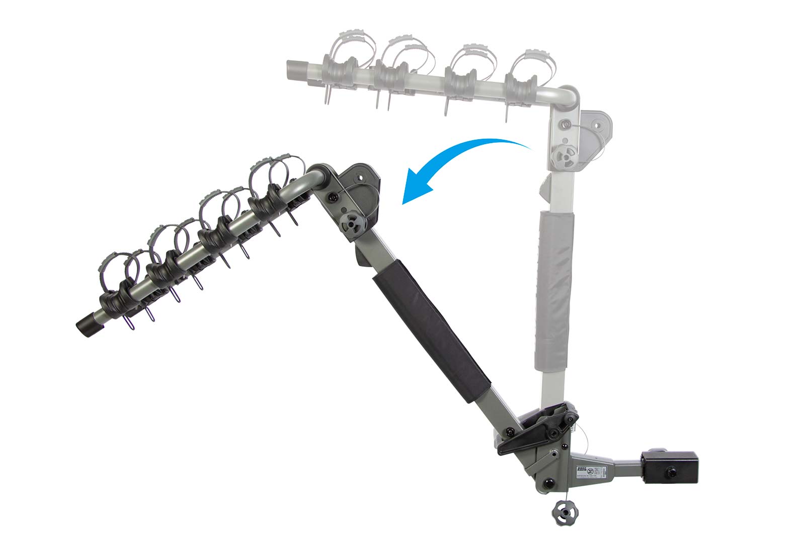 Buzzrack Buffalo H4 fitted to vehicle hitch receiver
