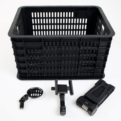 Fatboy large accessories pack with crate, mirror, phone holder and folding lock