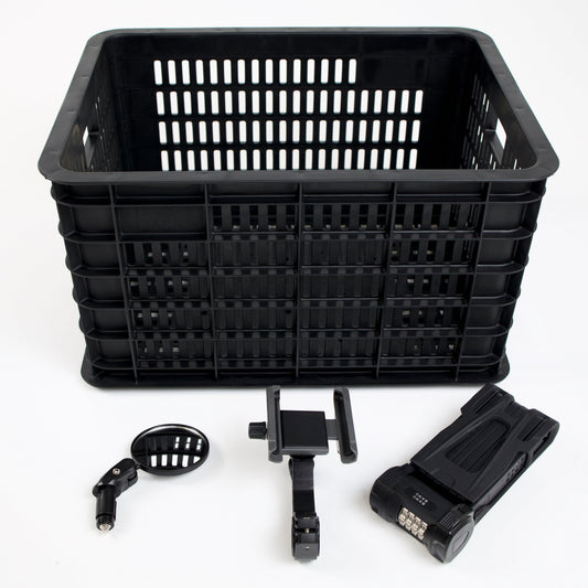 Fatboy large accessories pack with crate, mirror, phone holder and folding lock