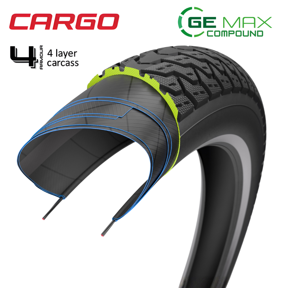 Rubena Donkey cargo e-bike tyre 26 x 2.35