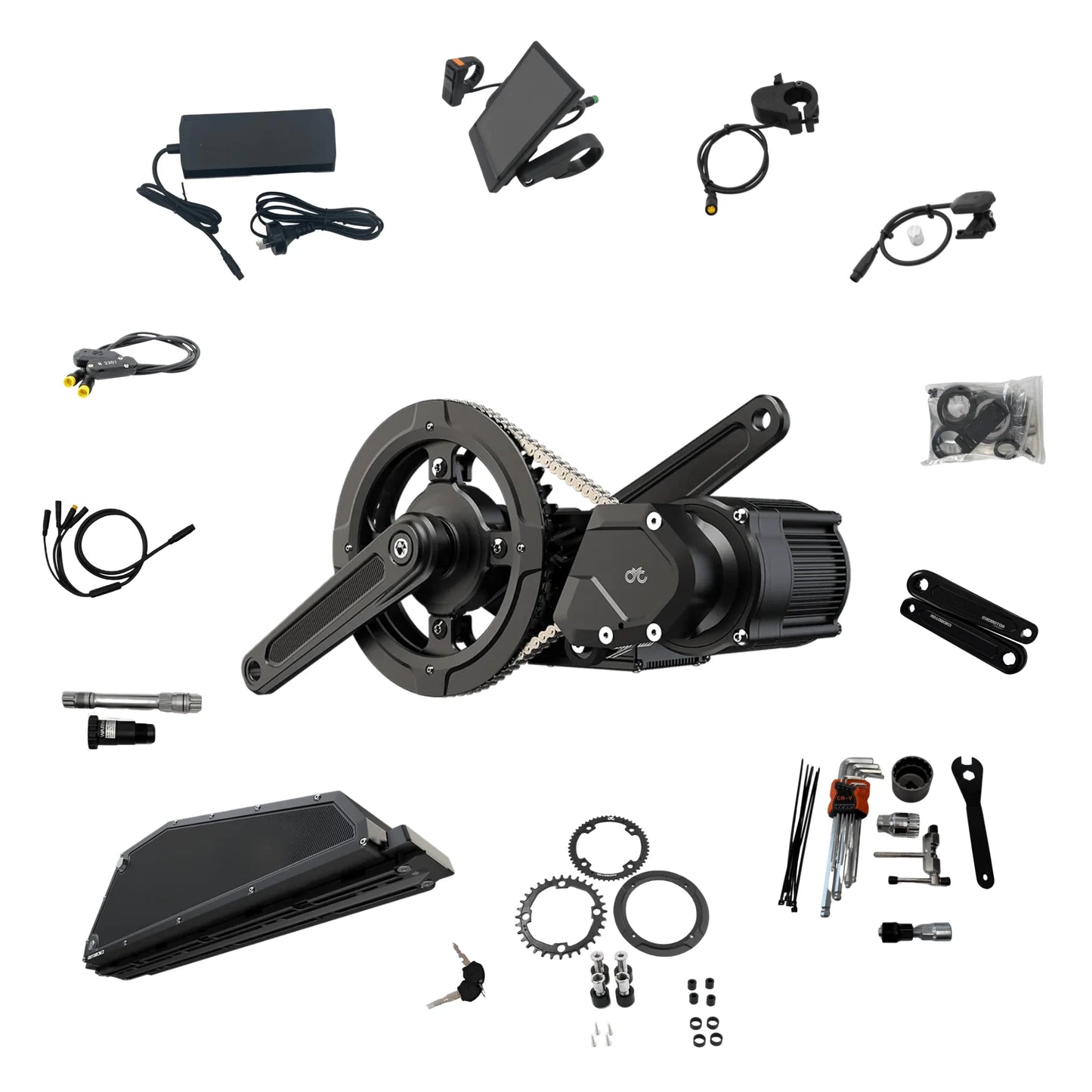 CYC X1 Pro Gen 4 Mid Drive Kit | Incl 60V 20Ah Battery – view 5 | Grace & Pace Electric Bikes