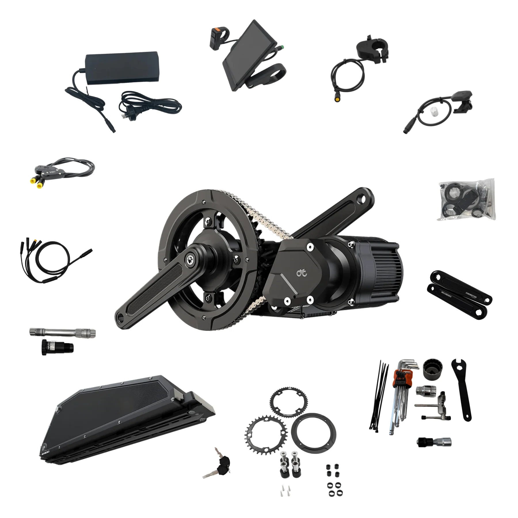 CYC X1 Pro Gen 4 Mid Drive Kit | Incl 60V 20Ah Battery – view 5 | Grace & Pace Electric Bikes