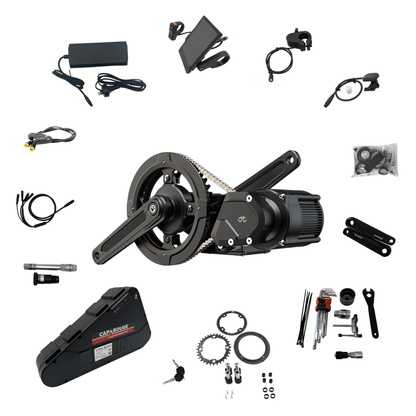 CYC X1 Pro Gen 4 Mid Drive eBike Conversion Kit With 72V 20Ah Battery - Image 2