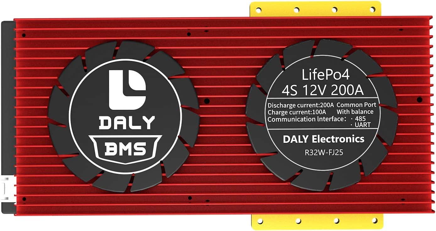 DALY 12S 36V 200A Smart LiFePO4 BMS with Bluetooth Balancing Function - Image 2