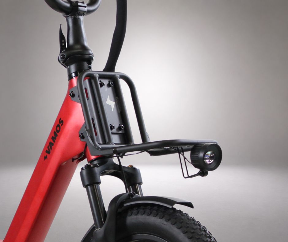 Vamos front rack for the Doblez 2026 folding e-bike