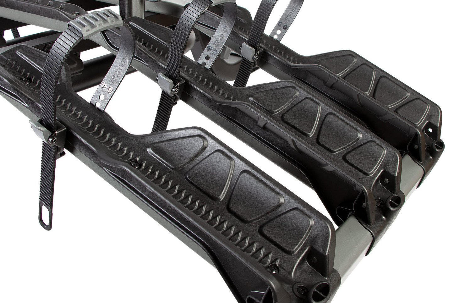 Buzzrack E-Hornet H3 hitch receiver mount detail