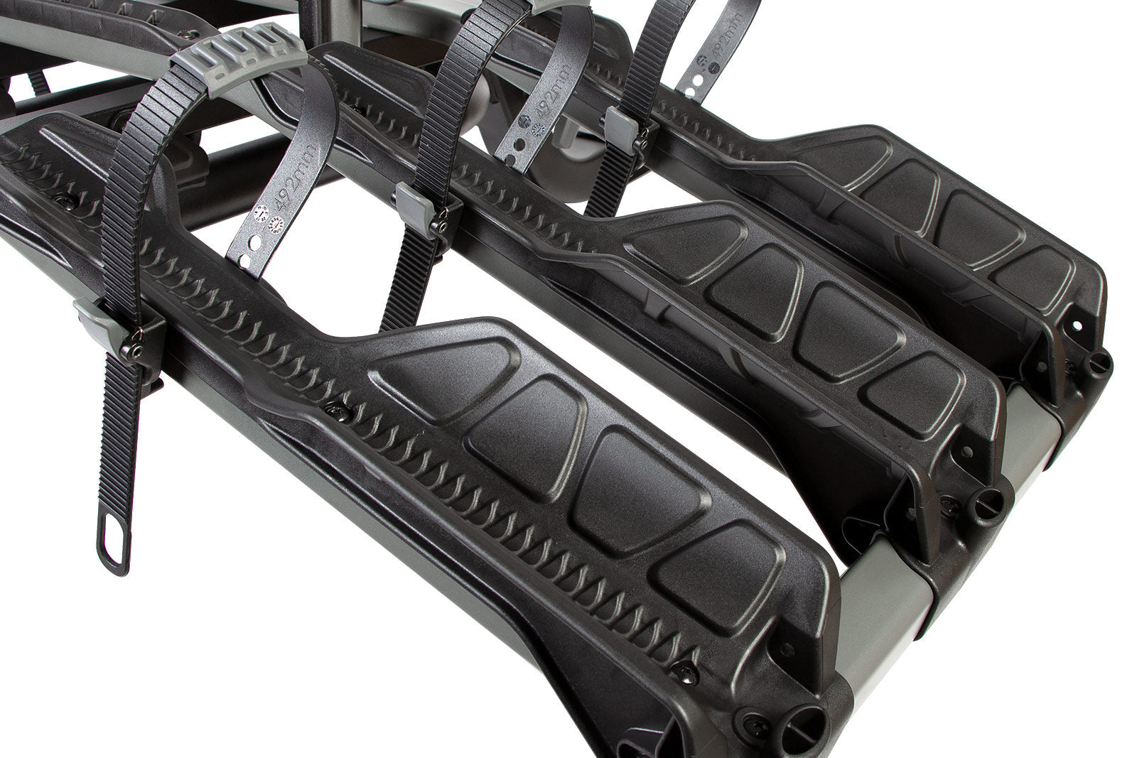 Buzzrack E-Hornet H3 hitch receiver mount detail