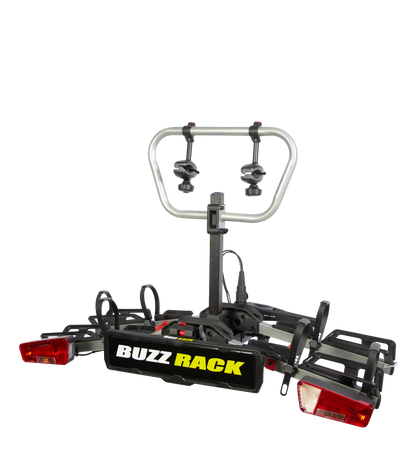 Buzzrack E-Scorpion XL tow ball mounted 2 e-bike platform rack for fat bikes