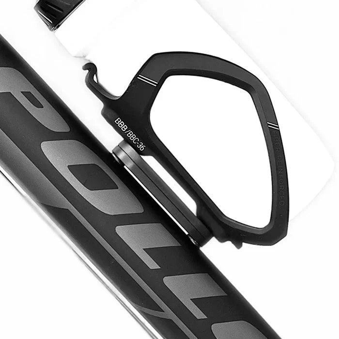 Orbit Velo bike tracker fitted to a Fatboy frame