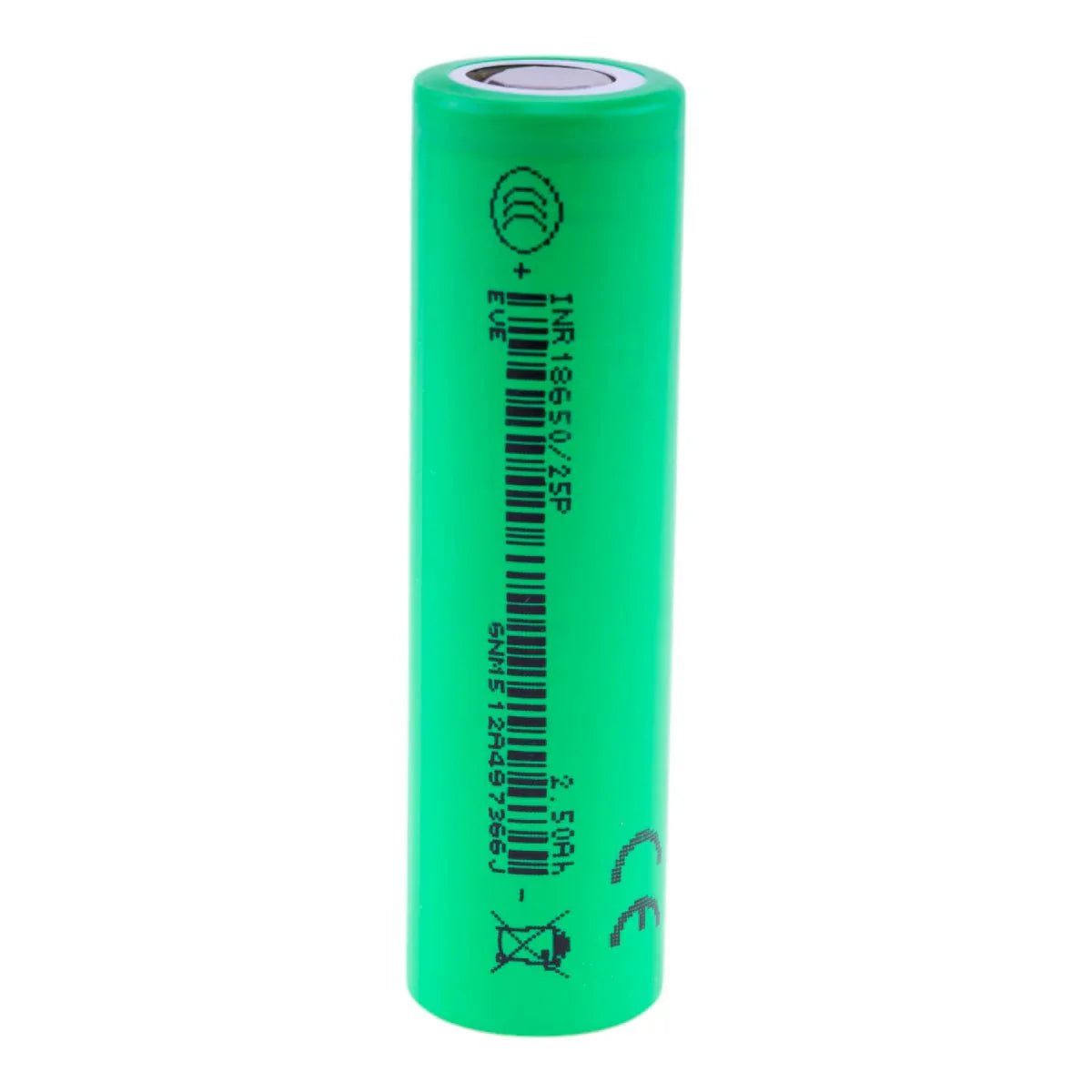 EVE 25P 18650 2500mAh 20A Battery - Image 2