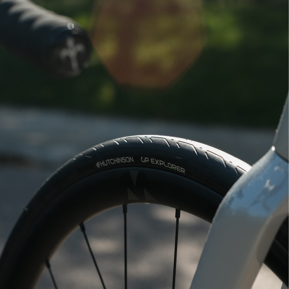 Hutchinson GP Explorer tyre fitted