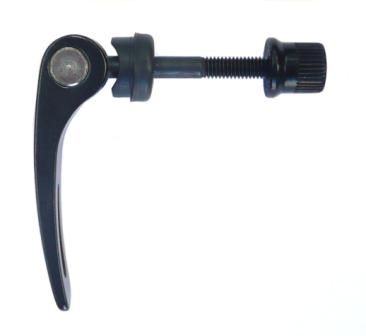 Quick release seatpost bolt alloy M6 x 45mm black