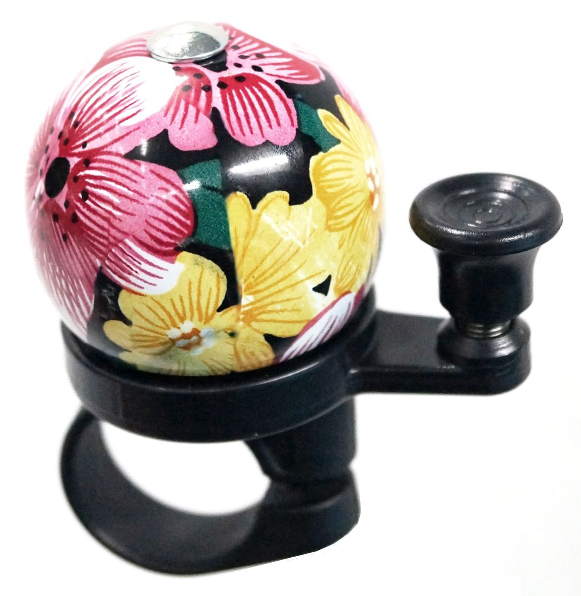 Flick bike bell with flower design