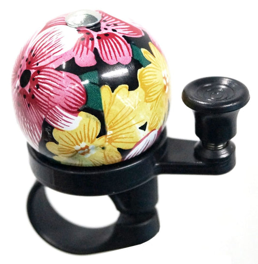 Flick bike bell with flower design