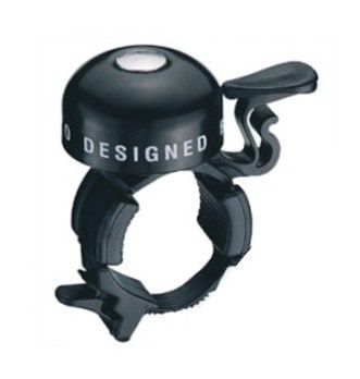 Alloy flick bike bell with strap mount
