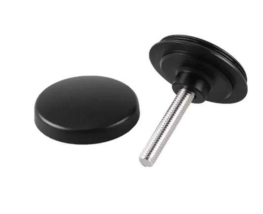 AirTag Holder – Alloy Top Cap Mount, Black