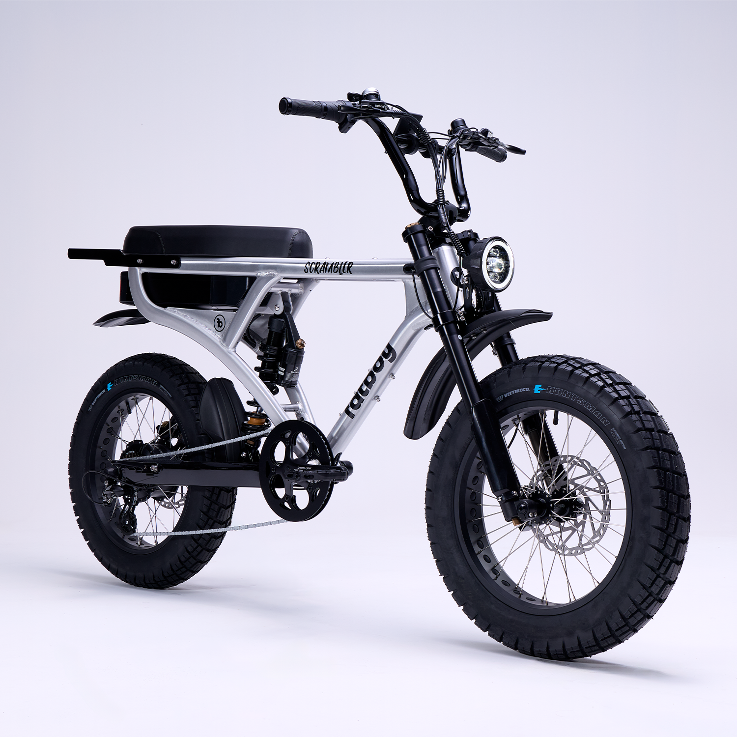 Fatboy Scrambler V3 Performance E-Bike Brushed Alloy | Grace & Pace Electric Bikes