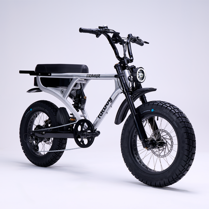 Fatboy Scrambler V3 Performance E-Bike Brushed Alloy | Grace & Pace Electric Bikes