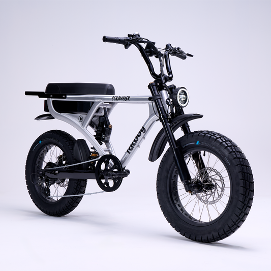 Fatboy Scrambler V3 Performance E-Bike Brushed Alloy | Grace & Pace Electric Bikes