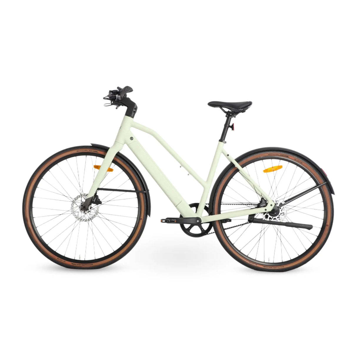 Ridewave Glide low-step e-bike mint, side view