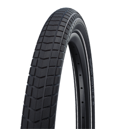 Schwalbe Super Moto-X tyre side view with reflective stripe