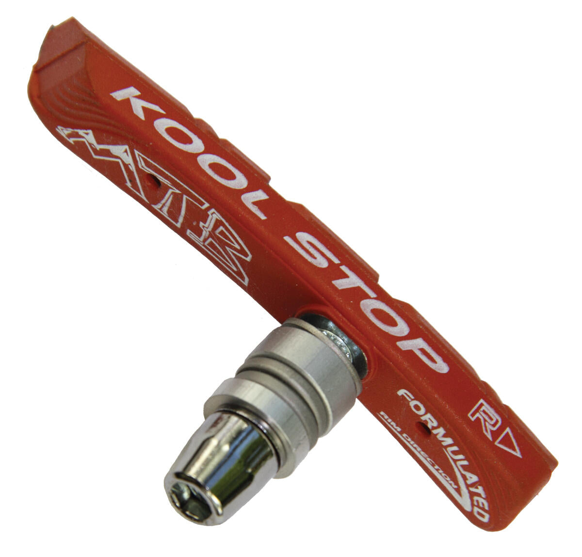 Kool Stop MTB Mountain brake pads threaded salmon compound