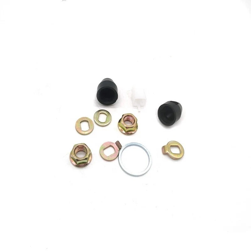 M14 rear hub motor axle nut and washer set