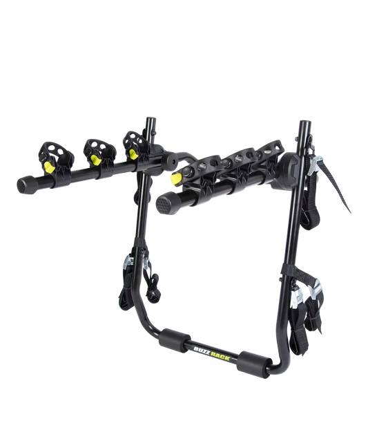 Buzzrack Mozzquito trunk mounted 3 bike dual arm rack