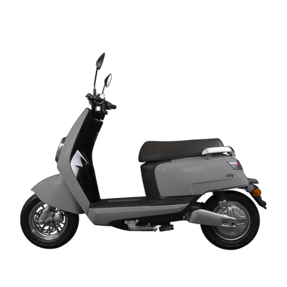 Benzina Zero City Electric Moped – view 2 | Grace & Pace Electric Bikes