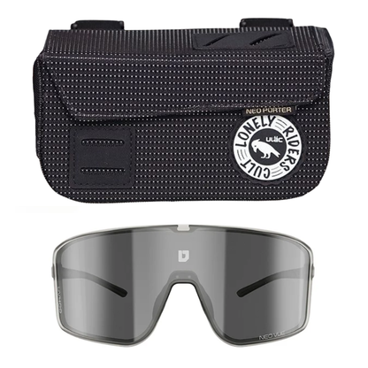 Ulac Otaku polarised sunglasses Gun Metallic with case