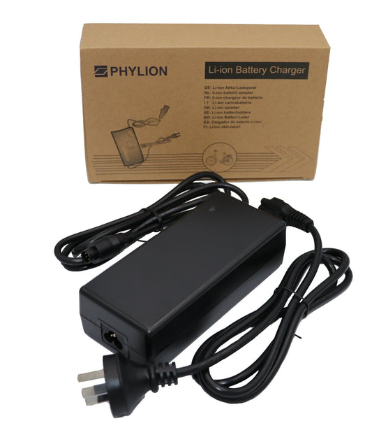 Phylion 36V 5 Pin eBike Battery Smart Charger 2A CPPY36-2A