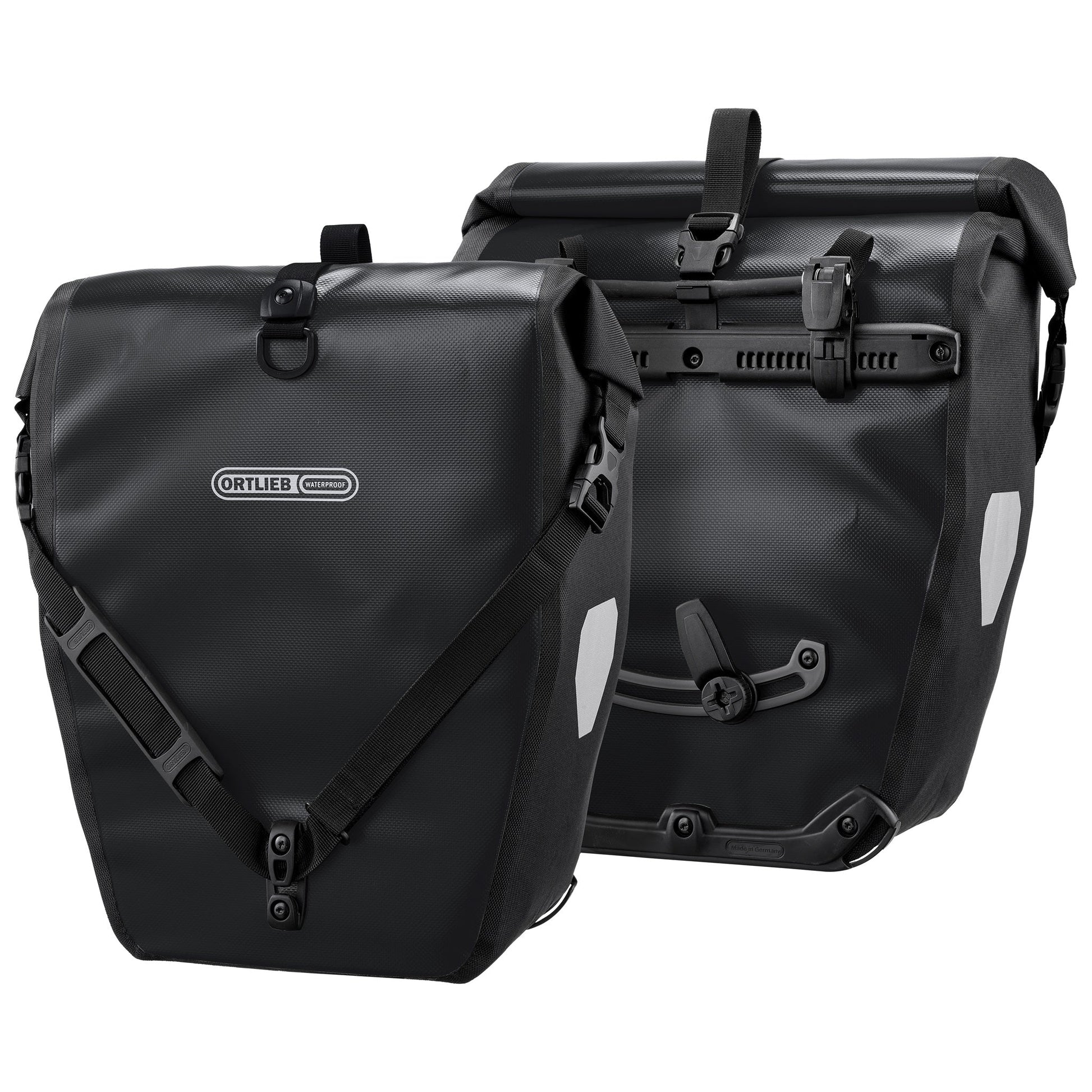Ortlieb Back-Roller Classic QL2.1 waterproof pannier bags pair in black