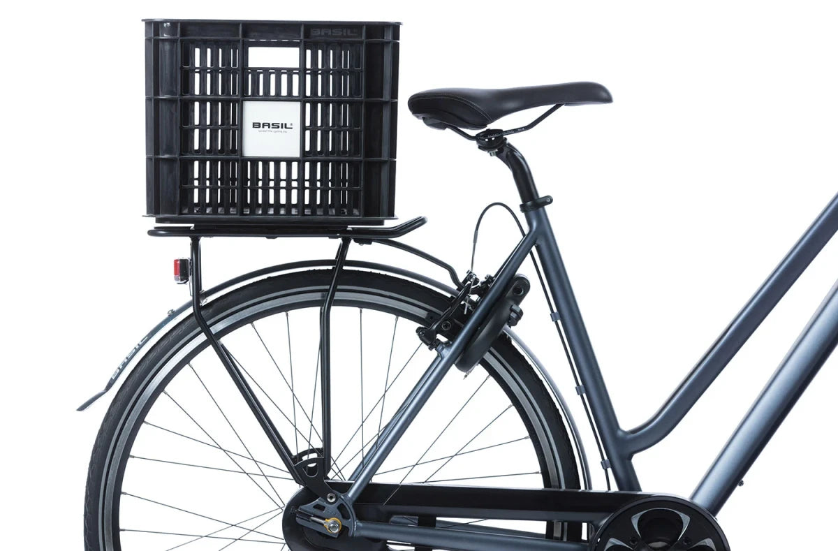 Basil Bicycle Crate L MIK 40L Black