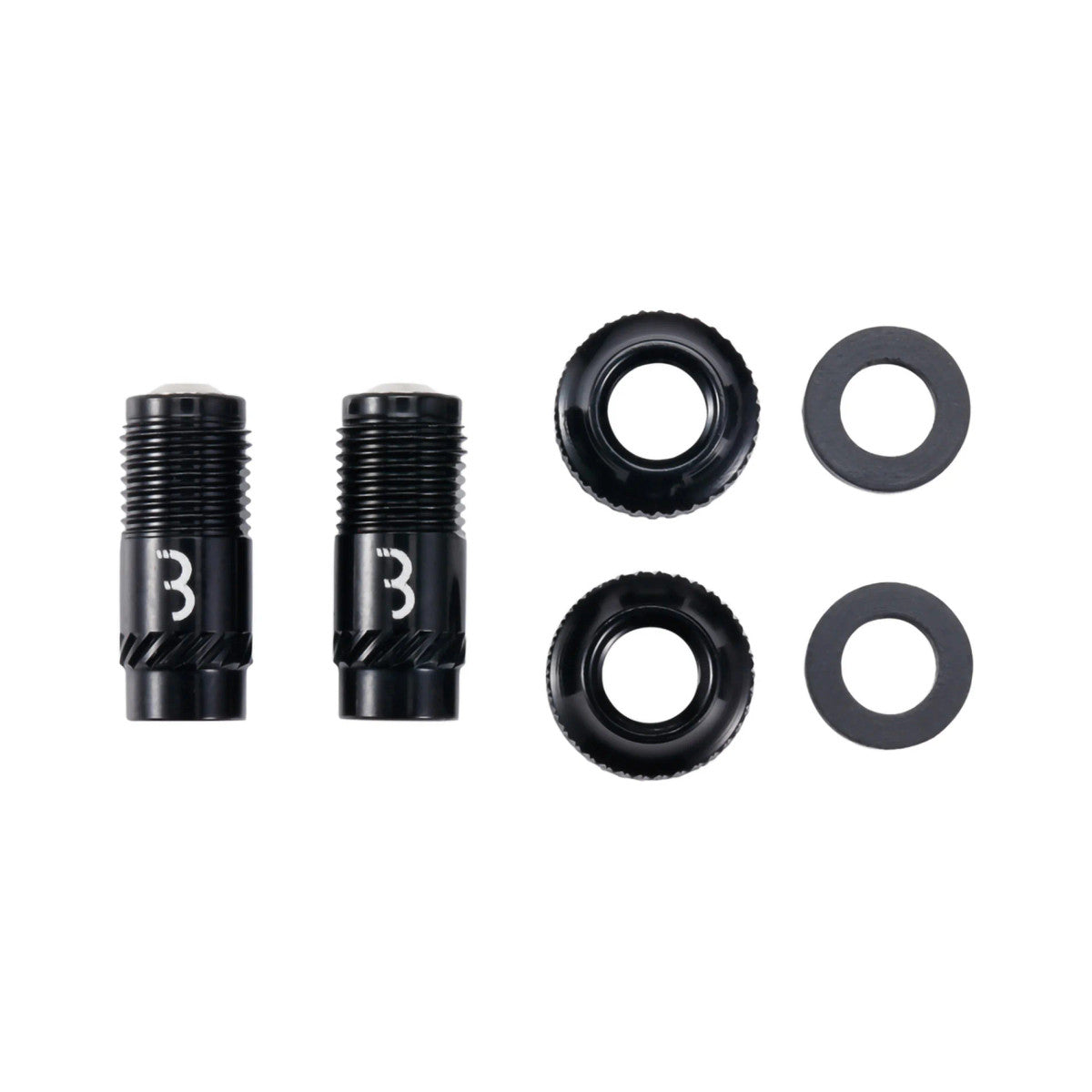BBB CoreCap Valve Caps Black - detail