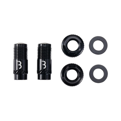 BBB CoreCap Valve Caps Black - detail