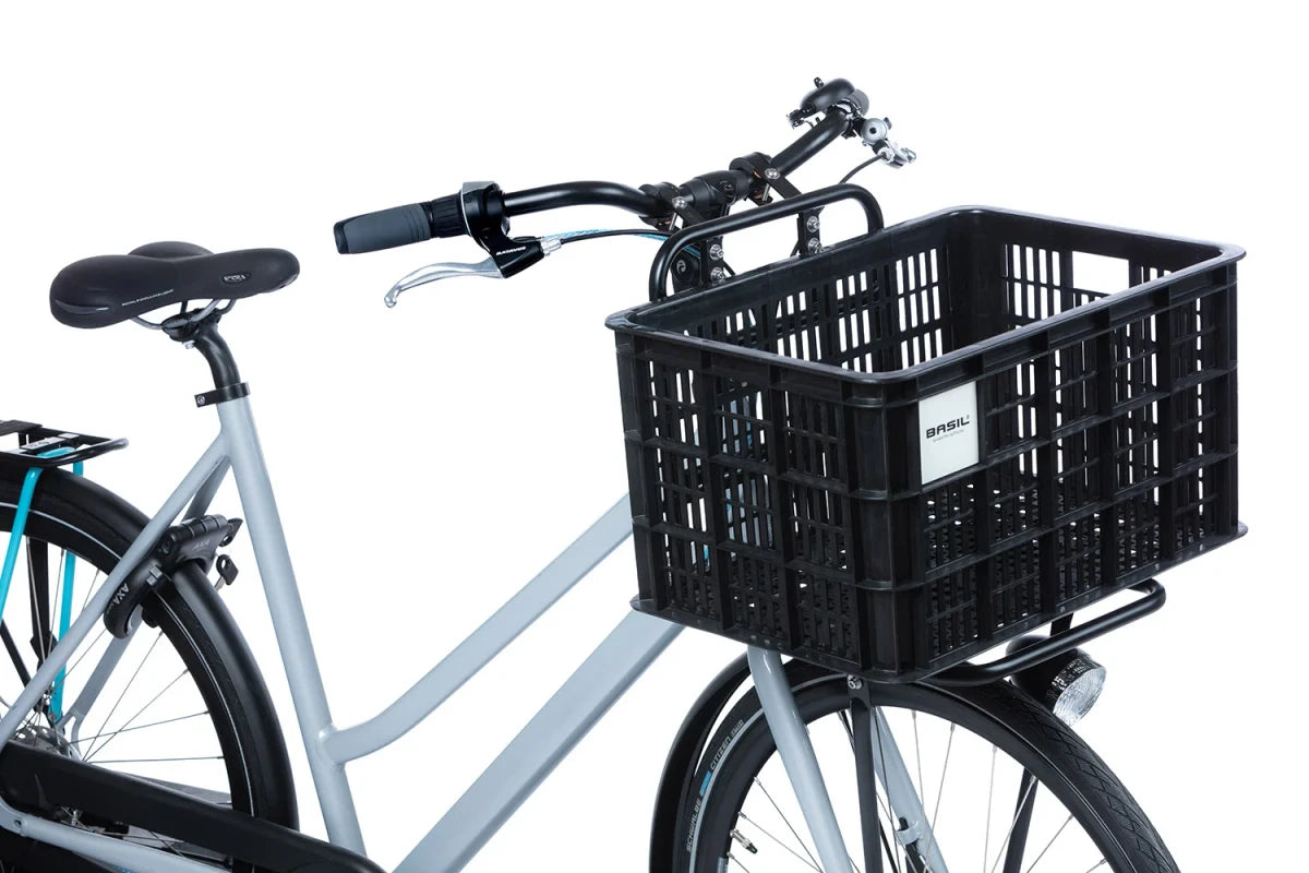 Basil Bicycle Crate L MIK 40L Black