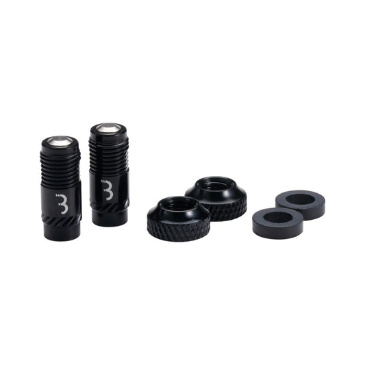 BBB CoreCap Valve Caps Black - pair