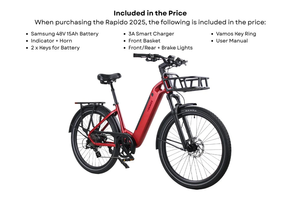 Vamos Rapido 2026 Daily Commuter E-Bike – view 3 | Grace & Pace Electric Bikes