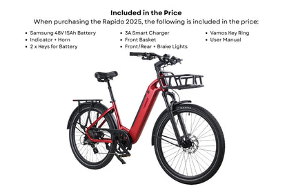 Vamos Rapido 2026 Daily Commuter E-Bike – view 3 | Grace & Pace Electric Bikes