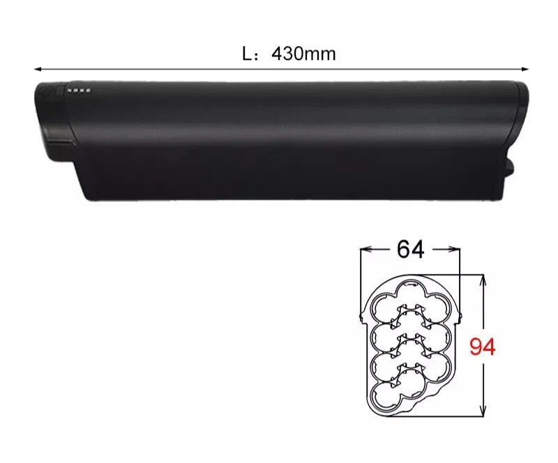 36V 10.4Ah 374Wh Eel Pro In-Frame eBike Battery CPEP36-10.4 - Image 2